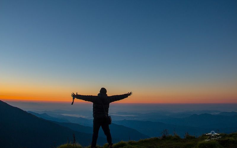 sunrise from Mardi Himal: the best trekking route from Pokhara