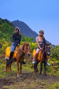 Pony riding, one of the adventure activities in Sarangkot