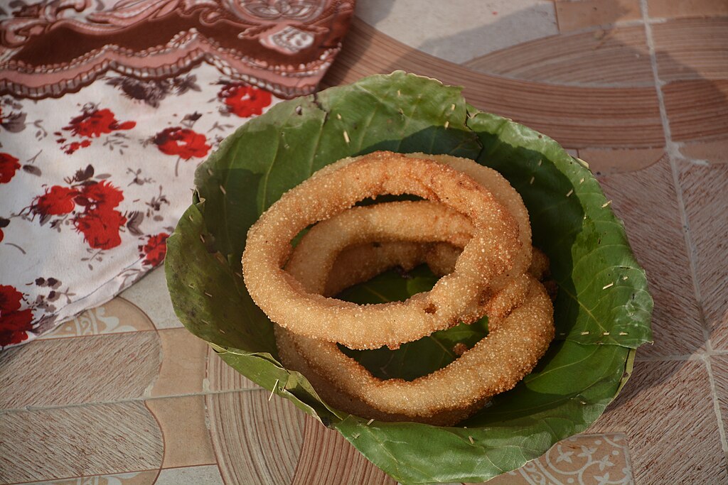 Nepalese food to try - sel roti