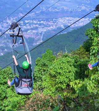 Zipline, adventurous thing to do in Pokhara